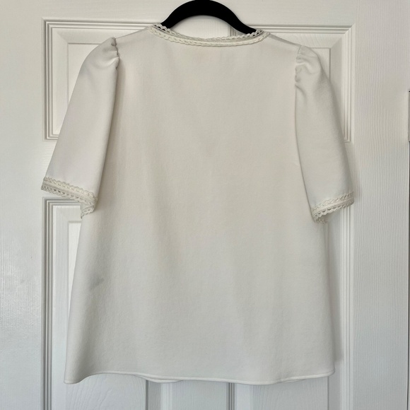 Sezane Tina Blouse in white/ecru - size 2 (FR 34) - Picture 5 of 6